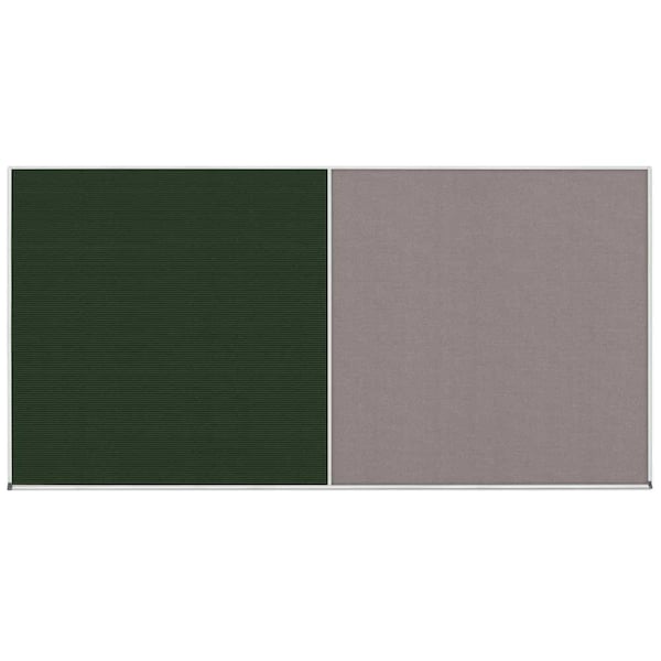 United Visual Products Enclosed Corkboard, 1 Door, 48"x36", 4" Fra, UV3416-SATIN-SURF UV3416-SATIN-SURF - main